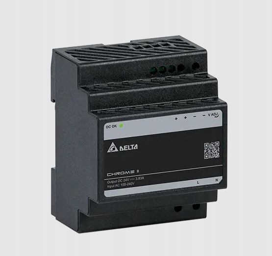 DRC-12V100W1RZ: Delta Din Rail 12V/7.1A, Chrome II