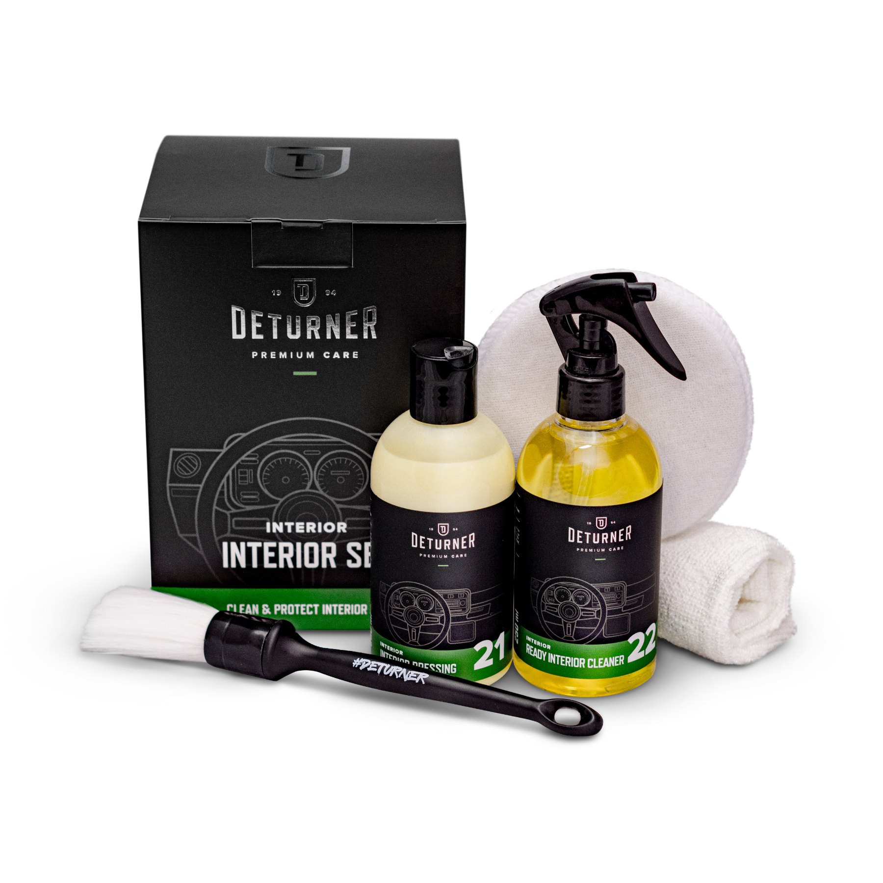 DETURNER _ INTERIOR SET _ ZESTAW DO CZYSZCZENIA I IMPREGNACJI WNĘTRZA