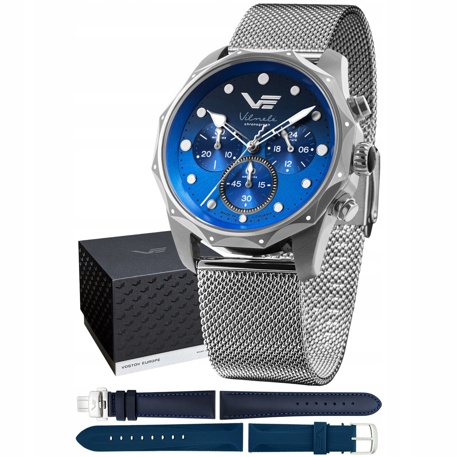 Dámské hodinky Vostok Europe JS20-125A750BM stříbrné