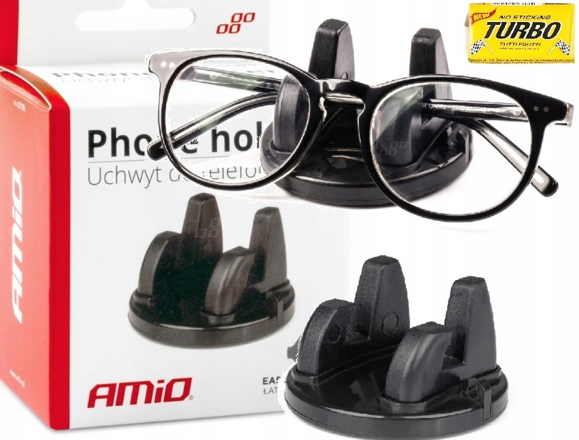 Uchwyt na telefon smartfon Iphone okulary do samochodu auta obrotowy 360°