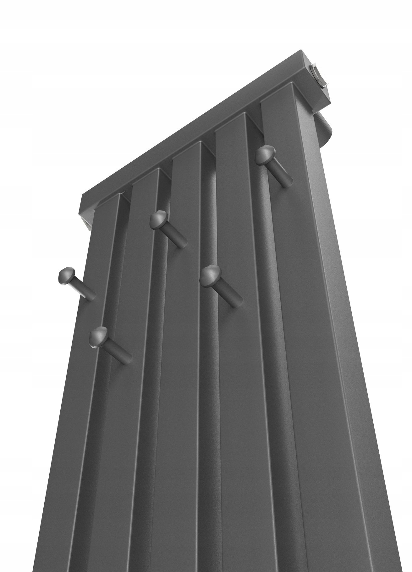 Dekorativní radiátor s věšáky Radiator Hook 180x32 Antracit