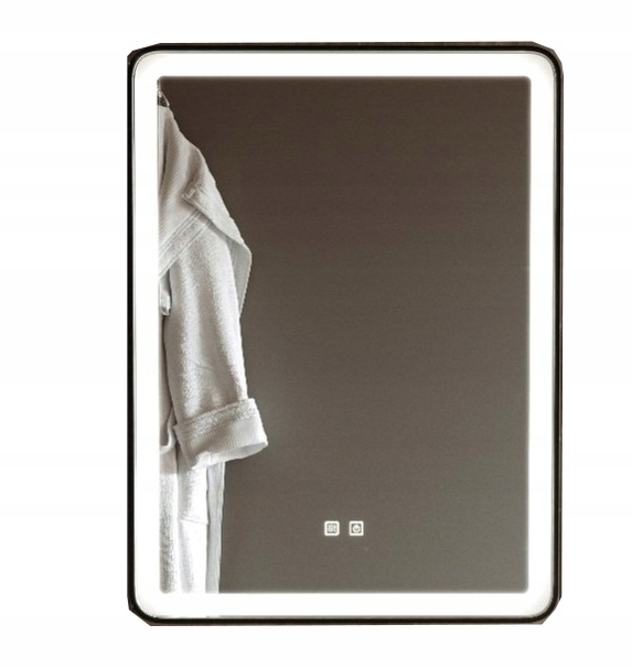 Obdĺžnikové podsvietené zrkadlo Fang energeticky úsporné Led 60x80