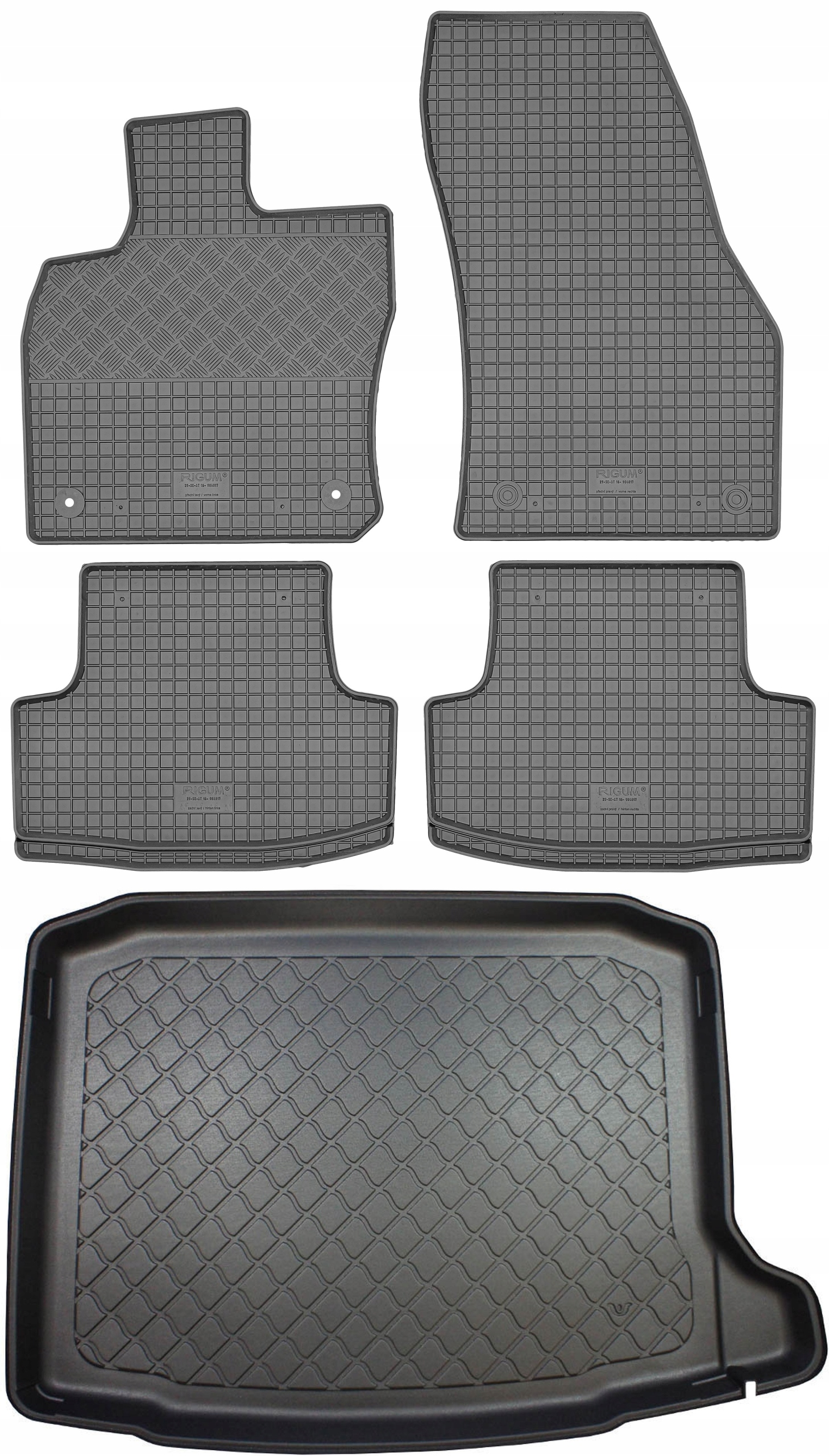 Seat Ateca Suv (5-dverový) od roku 09.2016 Sada Koberčeky batožinový priestor