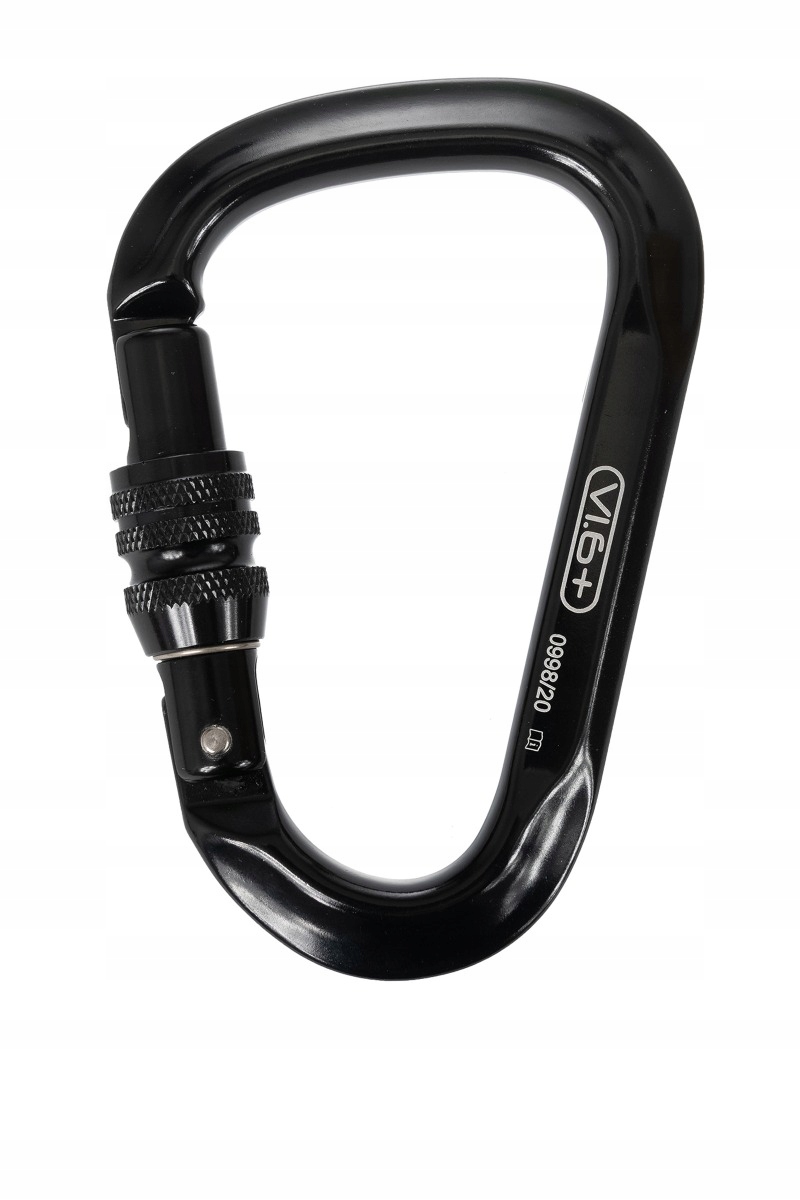 KARABINEK WSPINACZKOWY VI.6+ HMS SAFE - CZARNY