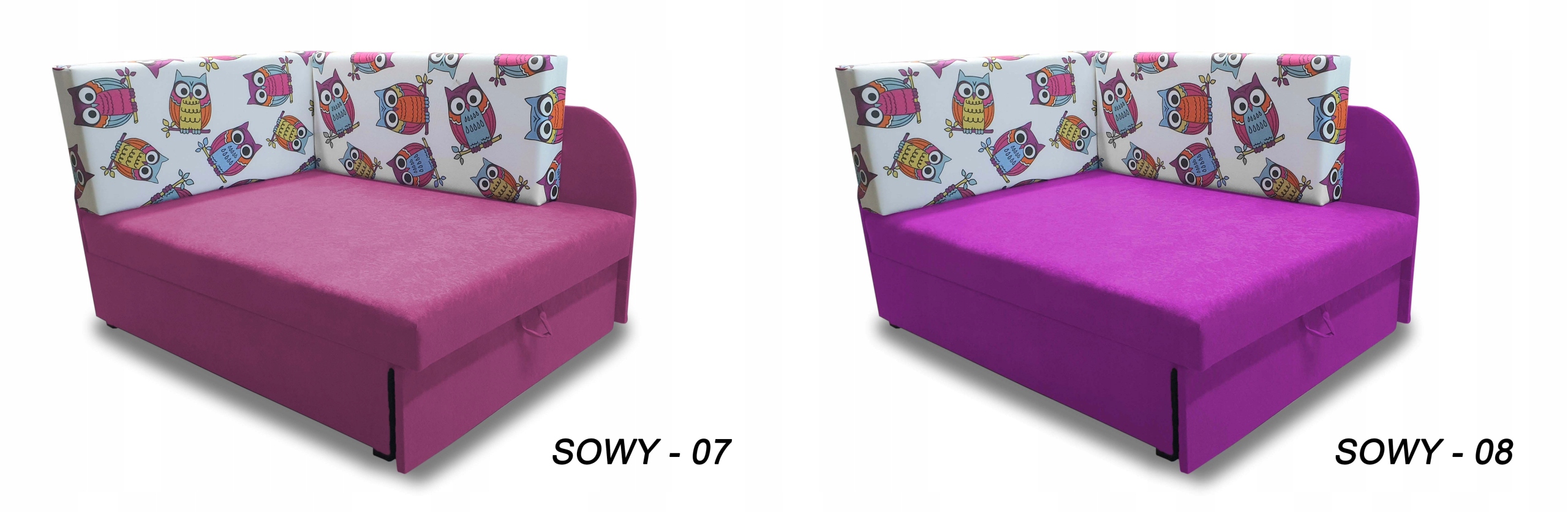 Designerskie Łóżko Dziecięce z Kolorowymi Akcentami - Rozkładane Rodzaj łóżka łóżko składane