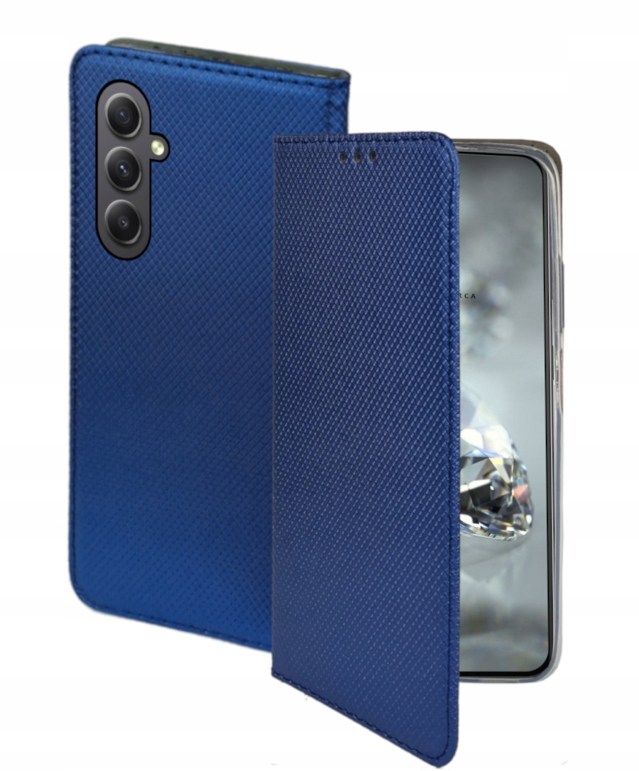 

Etui Do Samsung A14 5G Smart Smart Magnet Szkło