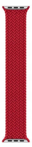 Originální řemínek Apple Braided Solo Loop Red 45 mm, velikost 8