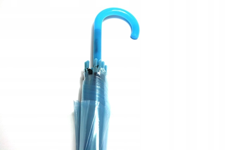 PARASOL PARASOLKA PRZEZROCZYSTA NIEBIESKA ŚLUB EAN (GTIN) 5900053224338
