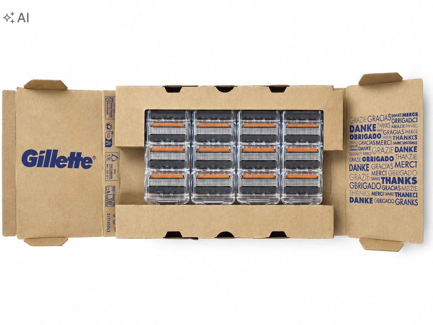 Gillette ProGlide Náplně do holicího strojku 16 ks