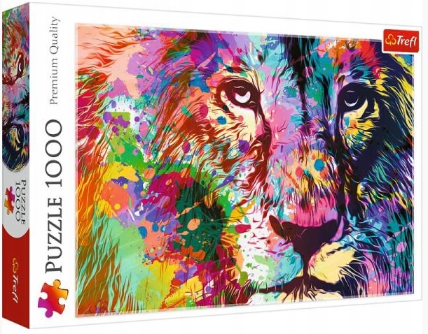 

Puzzle 1000 El Kolorowy lew Trefl 10707
