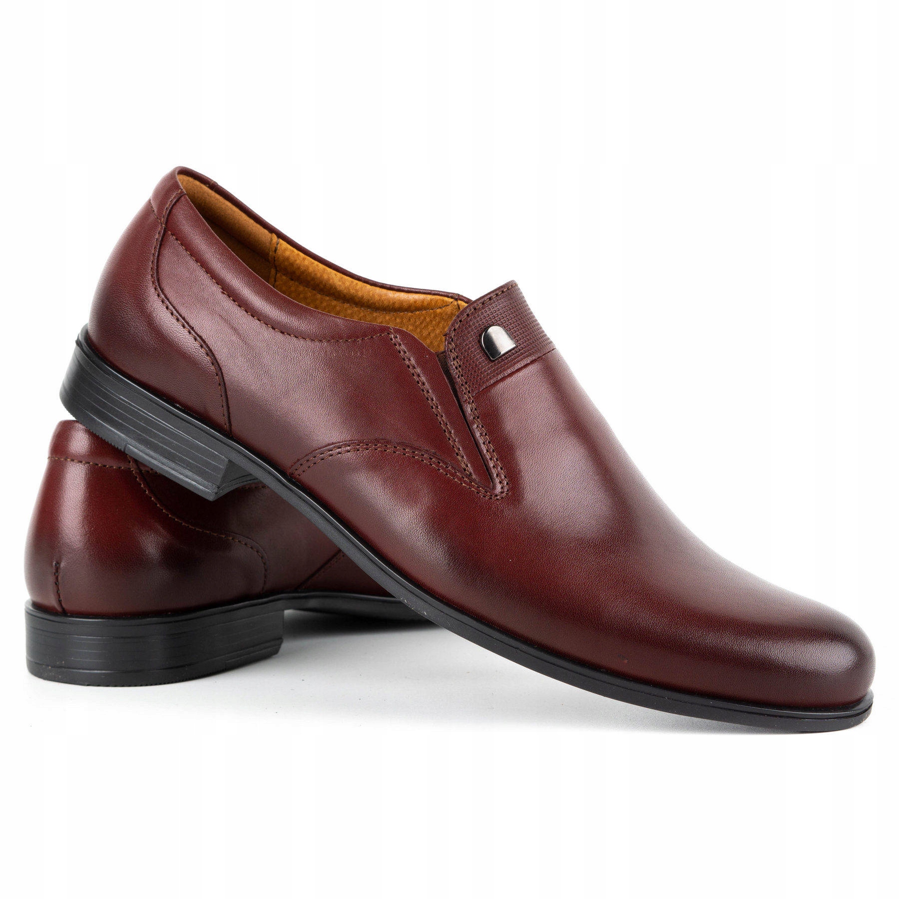 

Buty męskie wizytowe wsuwane 343/17 bordowe 41