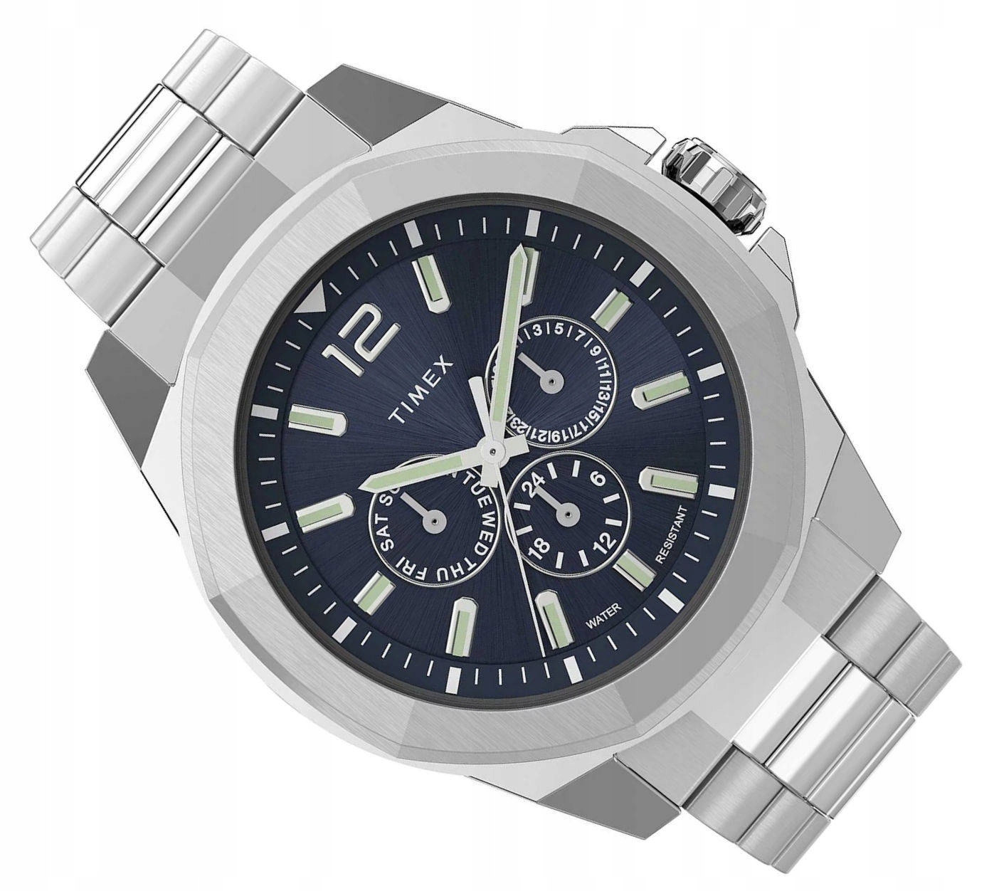 Modré Pánské Hodinky Timex Essex TW2V43300 50 M