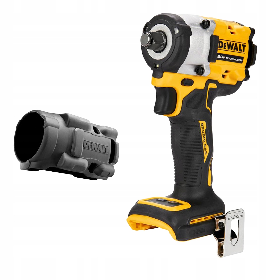 Rázový uťahovák bezkartáčový 406 Nm 18V Xr DeWALT DCF921N gumová krytka PB921