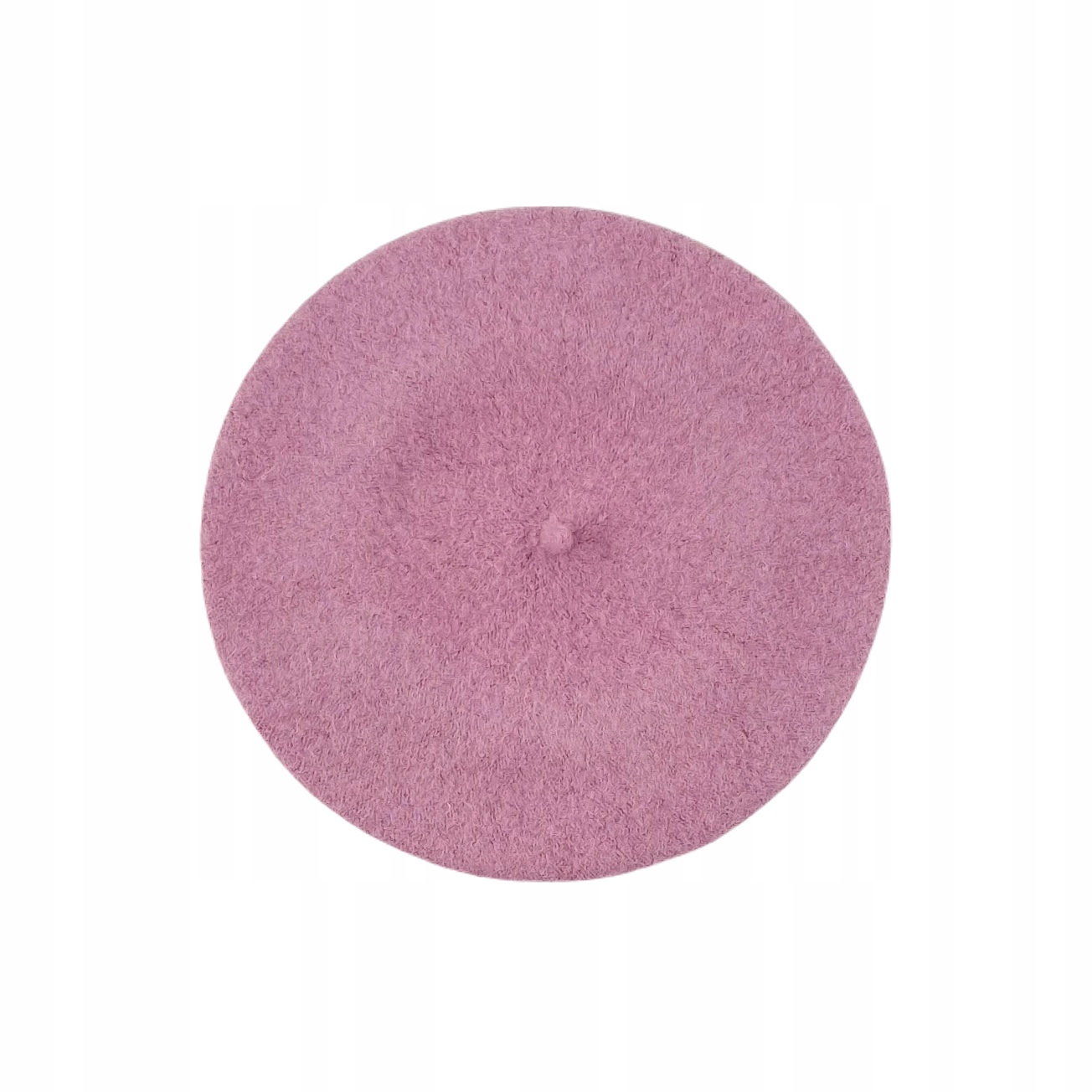 BERET DAMSKI FRANCUSKI Z ANTENKĄ STYLOWY KLASYCZNY jasny róż Marka bez marki