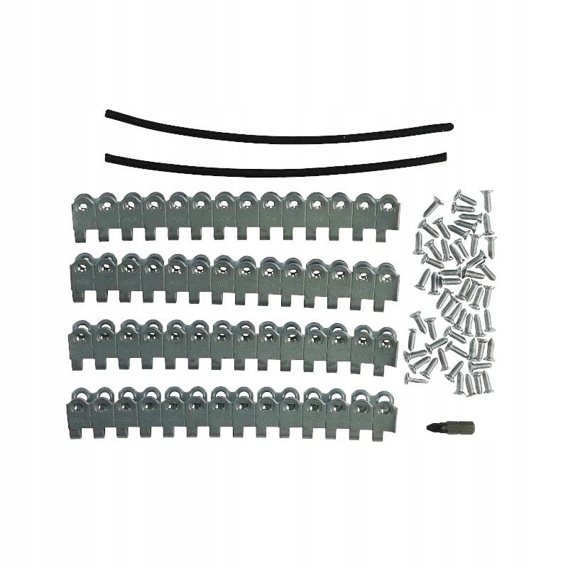 B17943-B17943 - Набір затискачів для ременя для преса Rol 2x170 мм + 56 гвинтів+