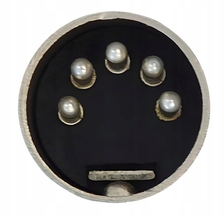 WTYK DIN 5 PIN METALOWY KĄTOWY NA KABEL PRZEWÓD Marka Talvico