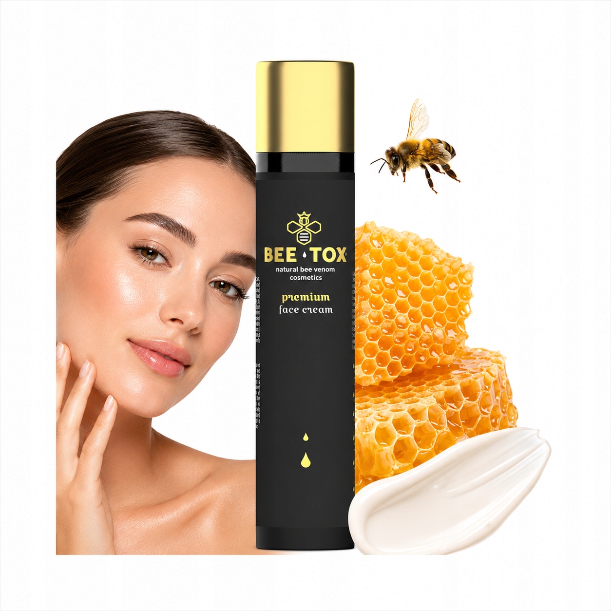 Odmładzający Krem Z Jadem Pszczelim naturalny Botox Golden Tree BeeTox 50ml