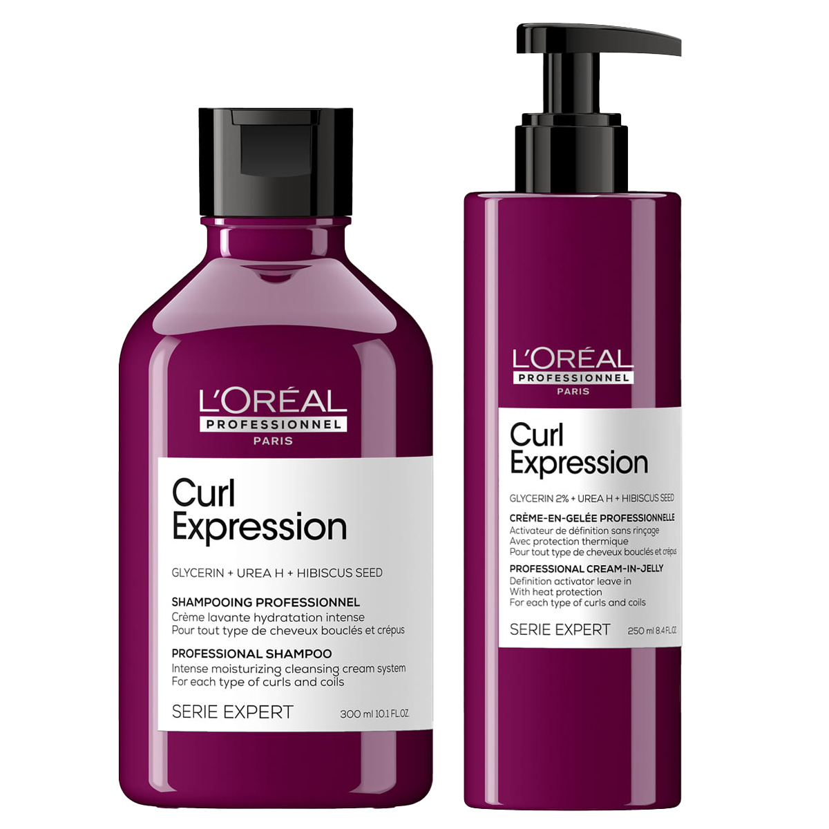 Loreal Curl Expression zestaw szampon do włosów kręconych i krem do loków