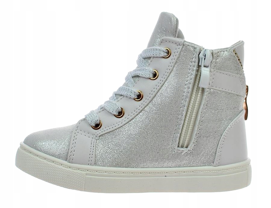 BOTKI BUTY SPORTOWE WYSOKIE TRAMPKI DZIECIĘCE 5946 roz. 35 Płeć dziewczynki
