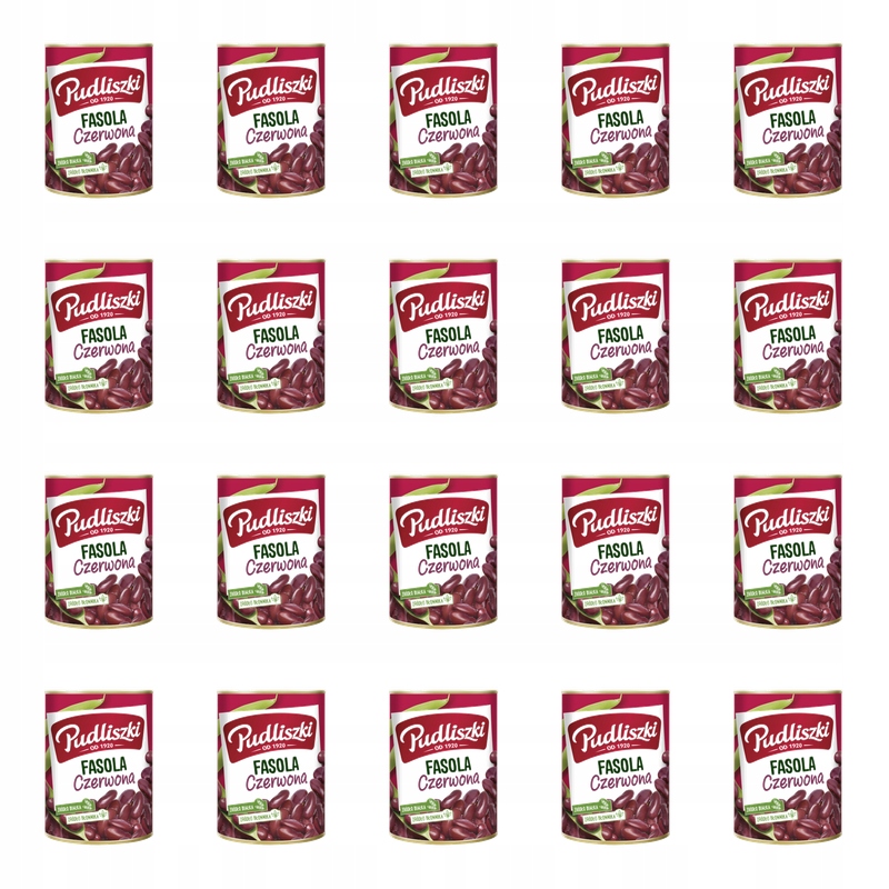 Pudliszki Červené Fazole Red Kidney v nálevu 400 g X20