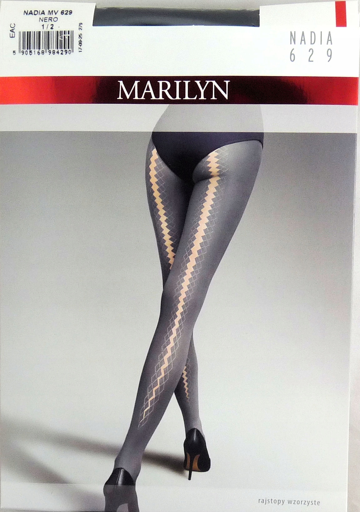 

Marilyn Nadia 629 R1/2 rajstopy szew nero