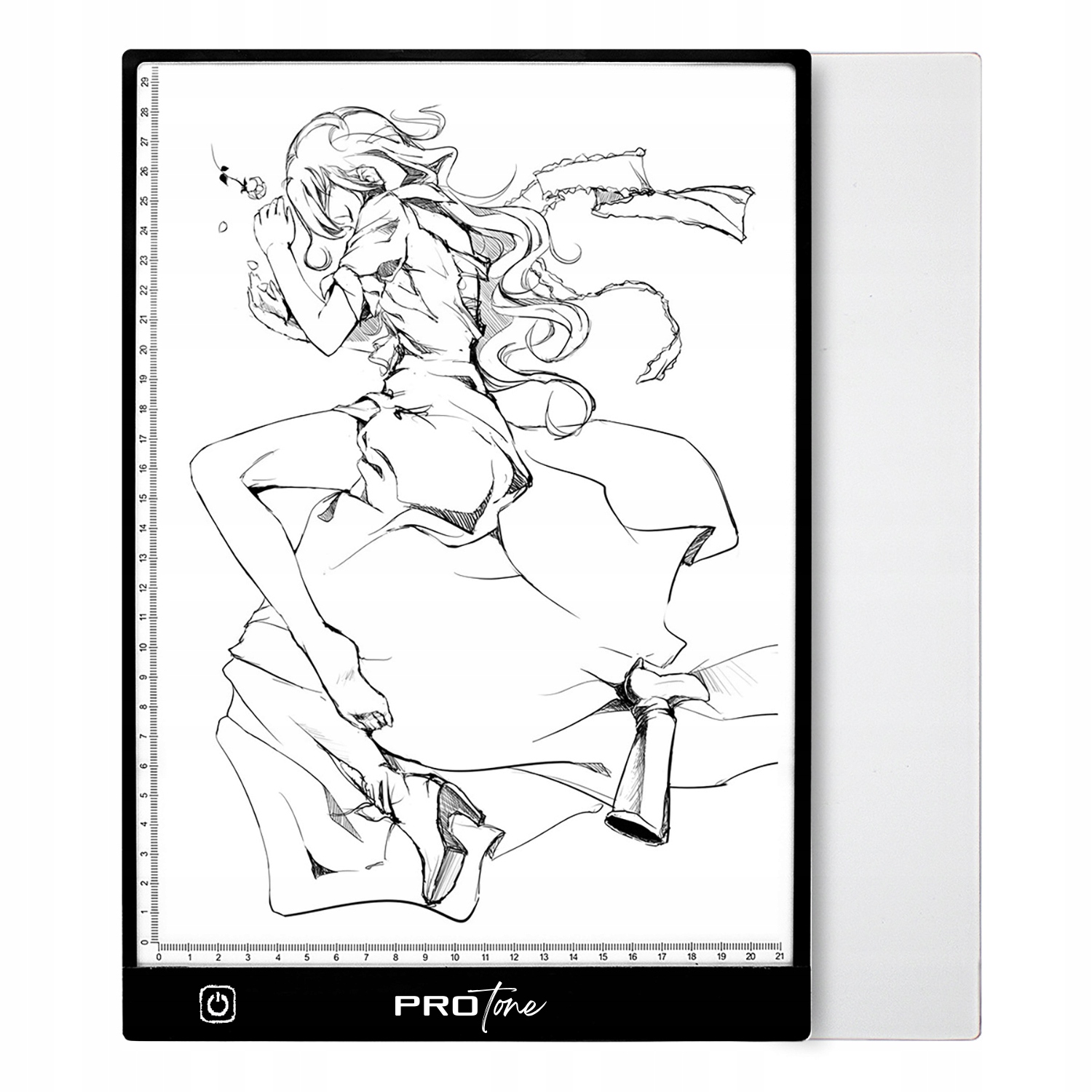Podświetlana Deska Tablica Kreślarska Tablet Graficzny do Rysowania LED A4 Kod producenta LED PRZENOŚNA DO RYSOWANIA SZKIC KALKA