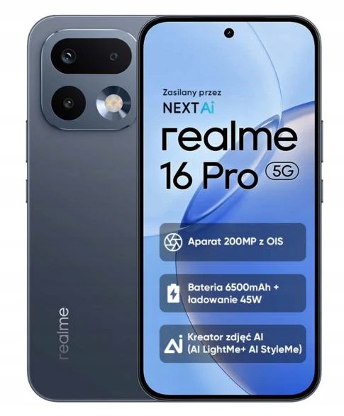 Smartfon Realme 16 Pro 8 Gb 256 Gb 5G szary