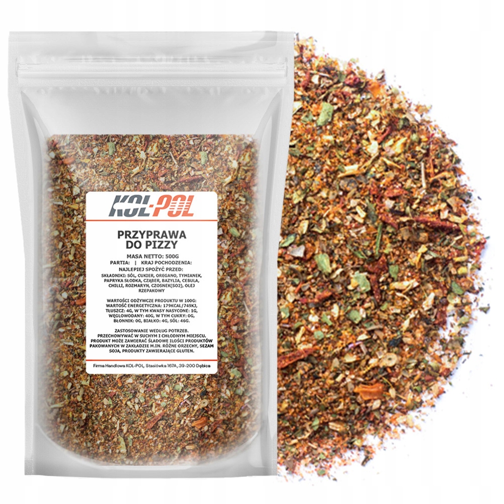 PRZYPRAWA DO PIZZY 500g Aromatyczna mieszanka