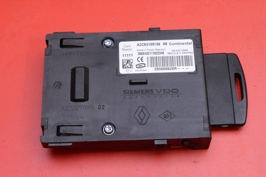 button START/STOP player KARTY 285909828R RENAULT LATITUDE 1 and 2.0 DCI