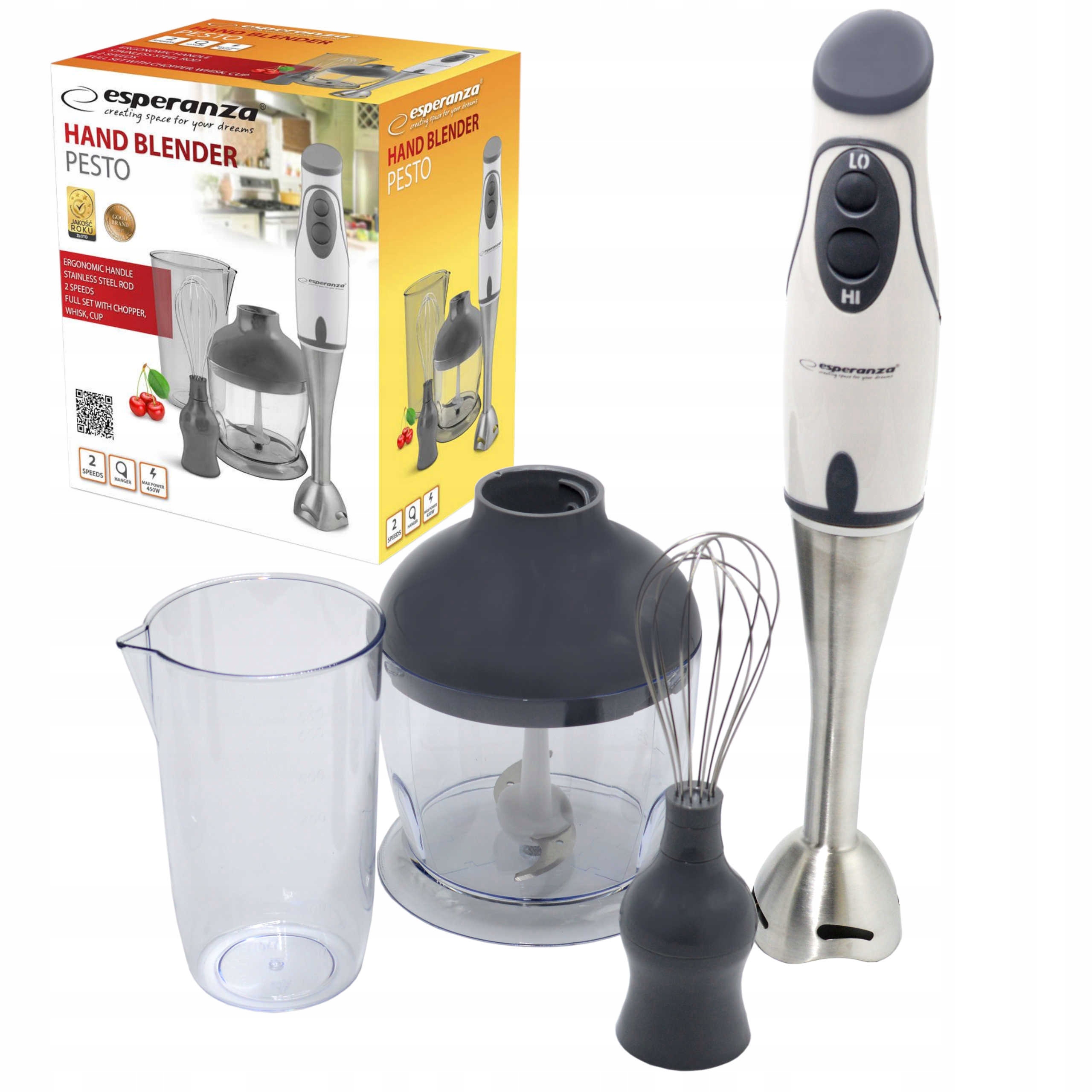 

Blender Ręczny Robot Kuchenny Mikser 450W Zestaw