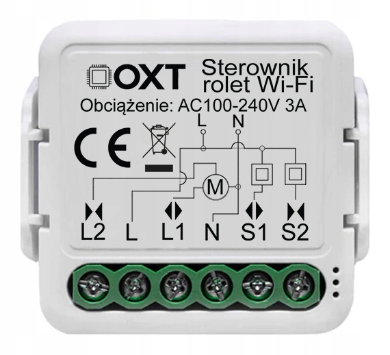 

Moduł Oxt mini sterownik rolet WiFi Tuya