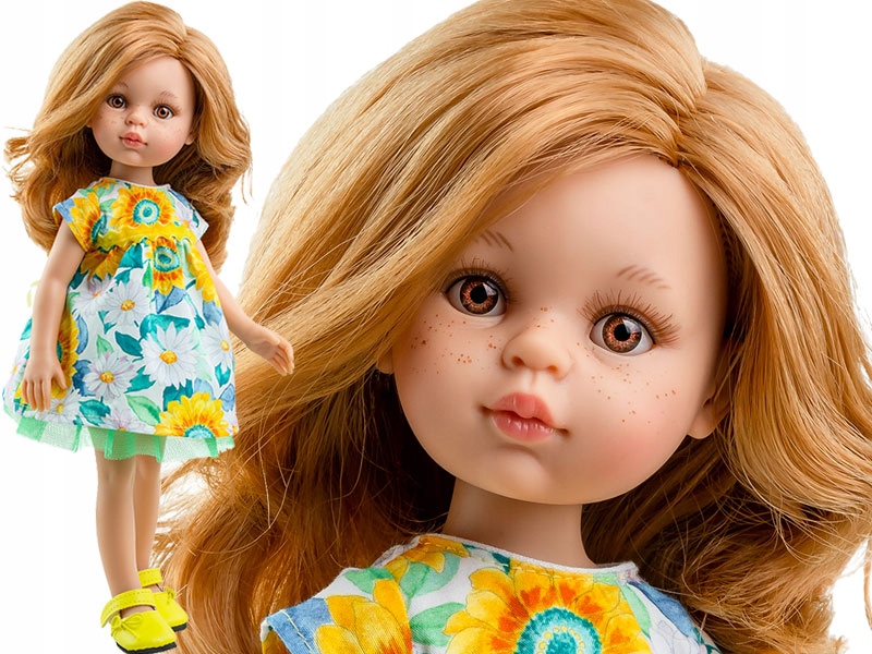 PAOLA REINA HISZPAŃSKA LALKA PACHNĄCA KARMELEM 32 CM RUDA DASHA