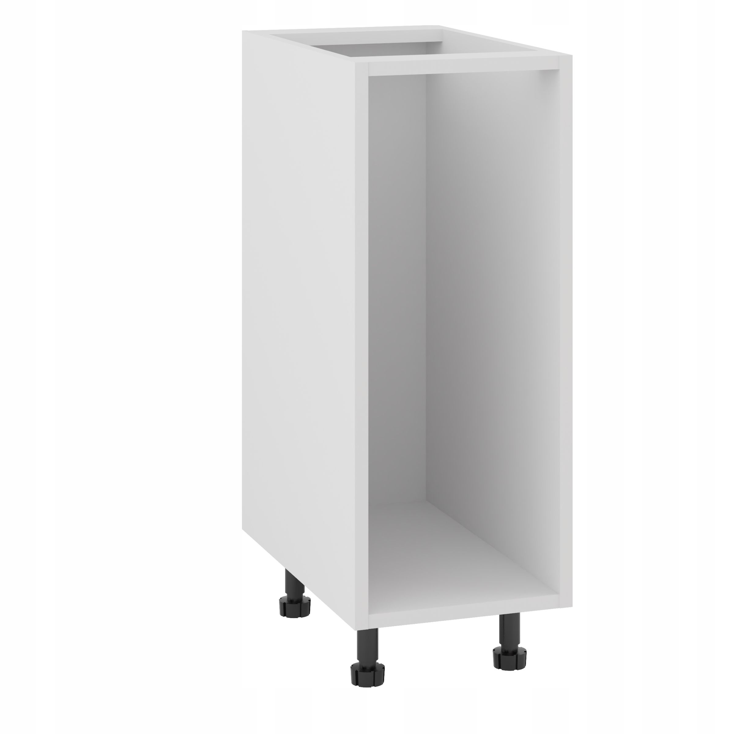 Biely korpus, spodná kuchynská skrinka pod náklad 30/82 s príslušenstvom