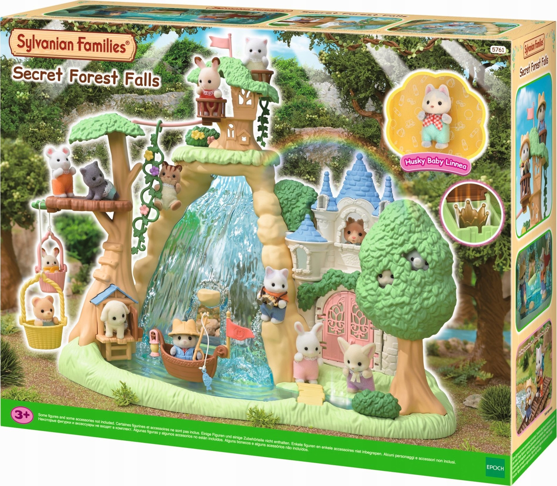 Zestaw Epoch Sylvanian Families Wyspa z wodospadem Secret Forest