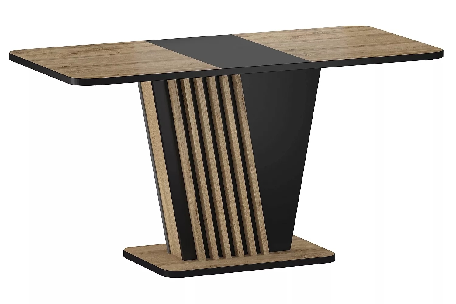 Rozkládací stůl Nevio dub artisan/černý 125-170 cm Sig