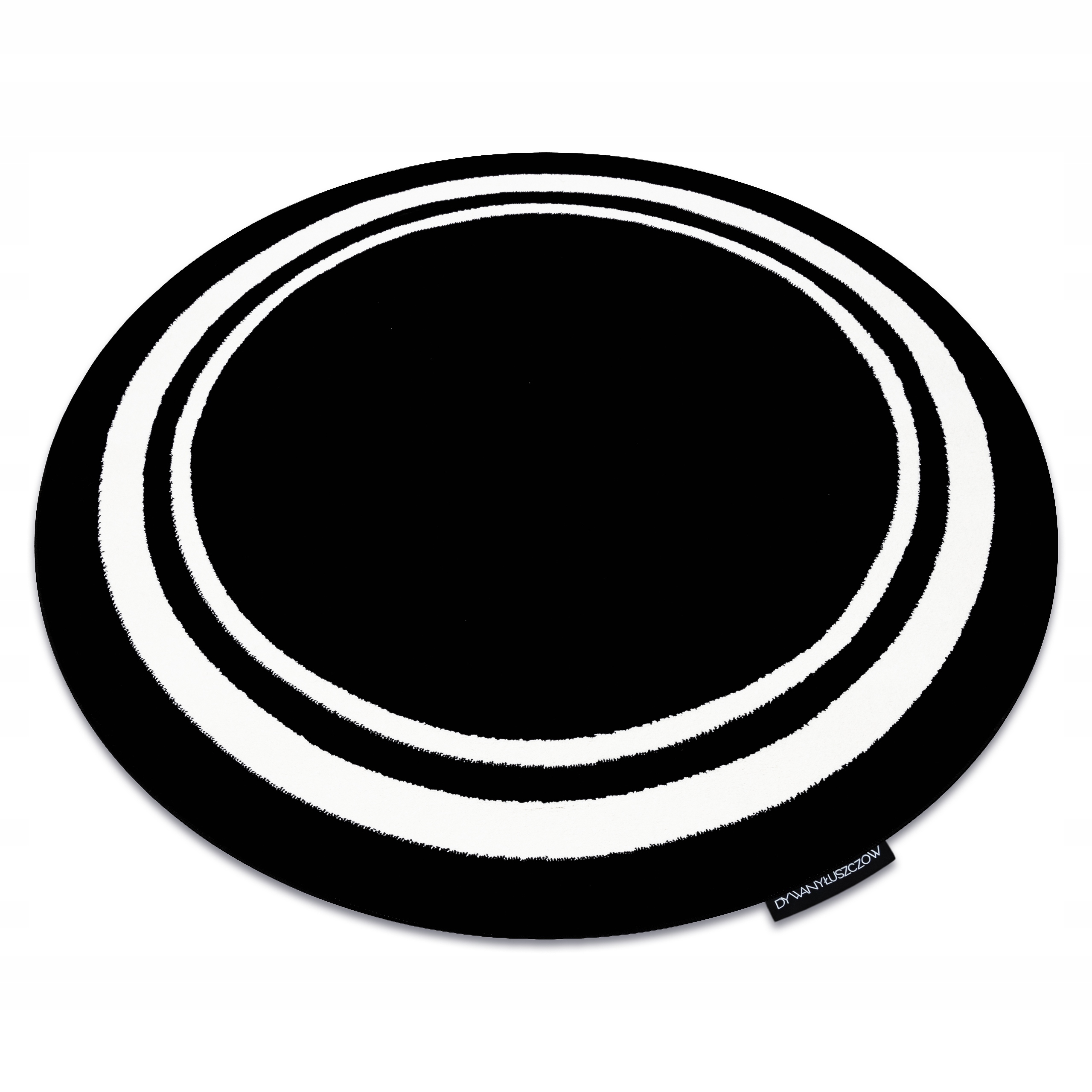 Dywan Glamour Hampton koło 200 Ramka czerń #GR4769