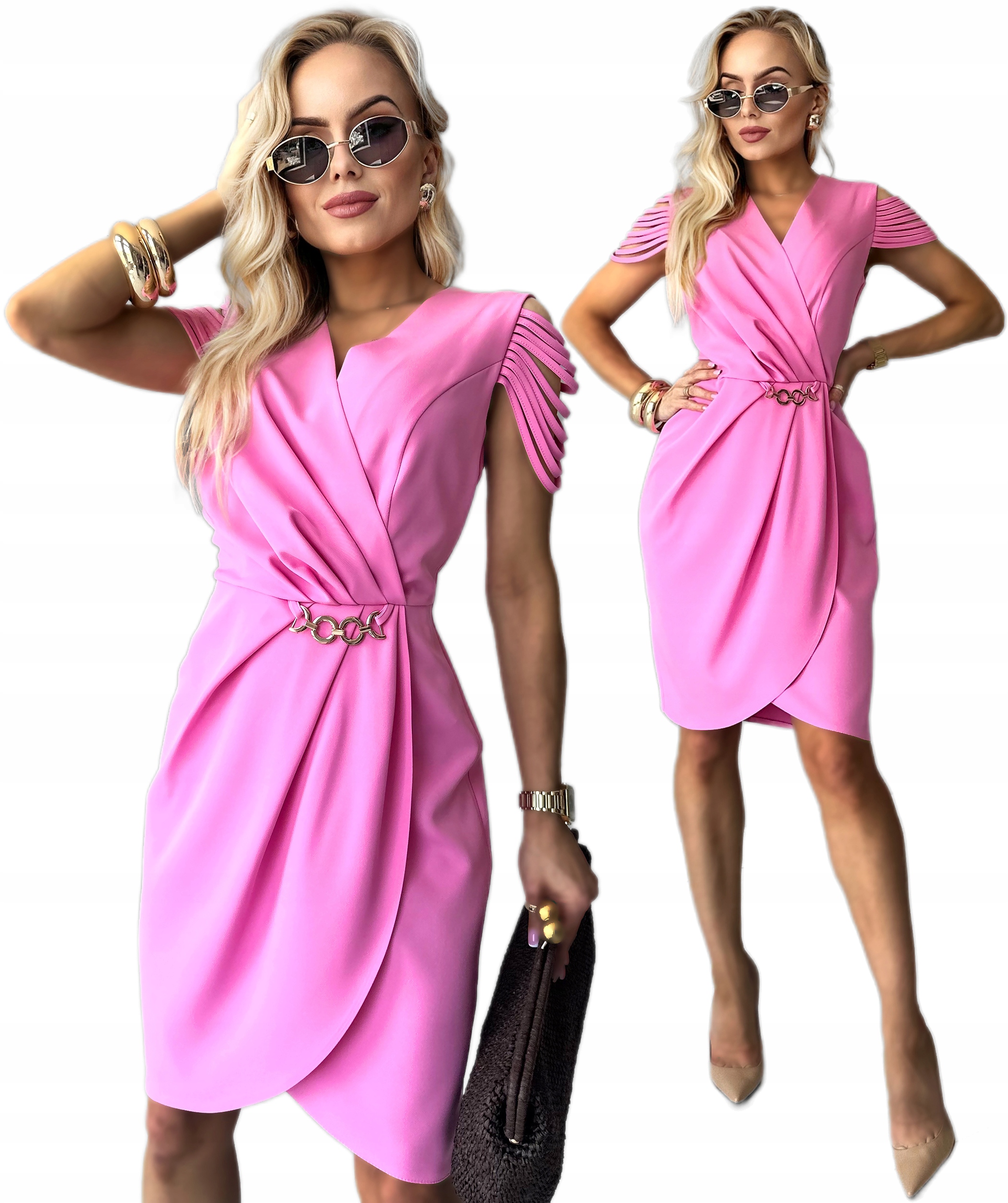 Elegantní Šaty nadměrné velikosti Výrobek Polský svatební hostina 44 PA960