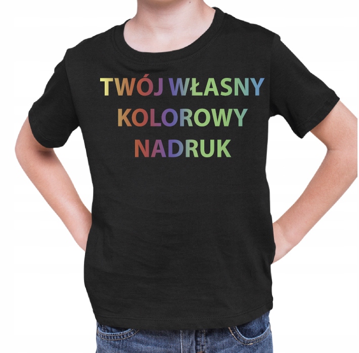 Koszulka Dziecięca T-shirt z Nadrukiem DZIEŃ KROPKI DO PRZEDSZKOLA r 110 #9 Marka bez marki