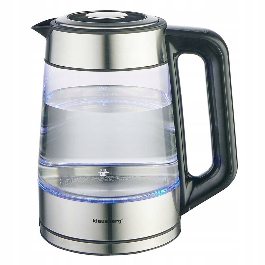 Skleněná Elektrická Konvice 1,7 L Klausberg KB-7888 Led Rgb