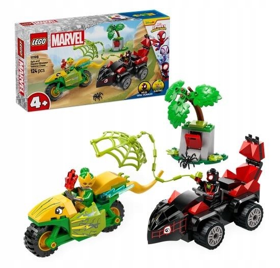 Lego(r) Spidey 11198 Honička Spřádá Elektro V Dino