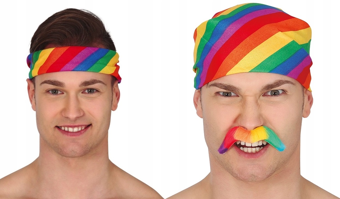 

Chusta na Głowę Bandana Tęczowa Parada Lgbt