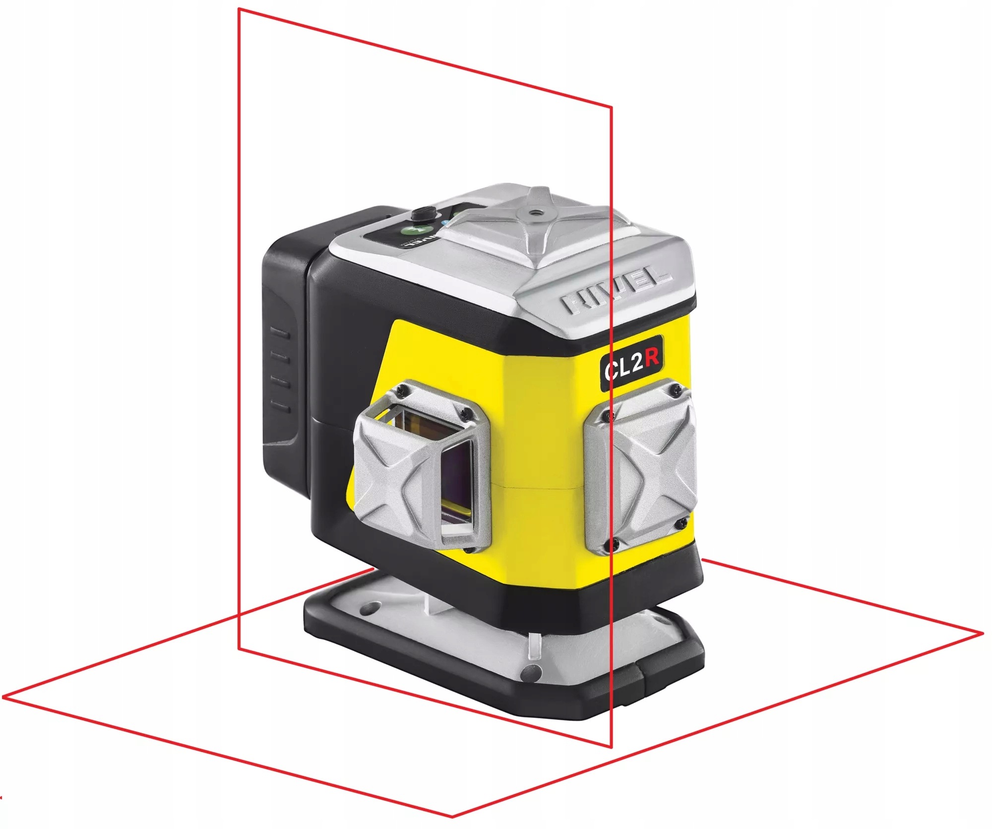Czerwony Laser Krzyżowy Nivel System CL2R Zasięg 30 Metrów 4000 mAh
