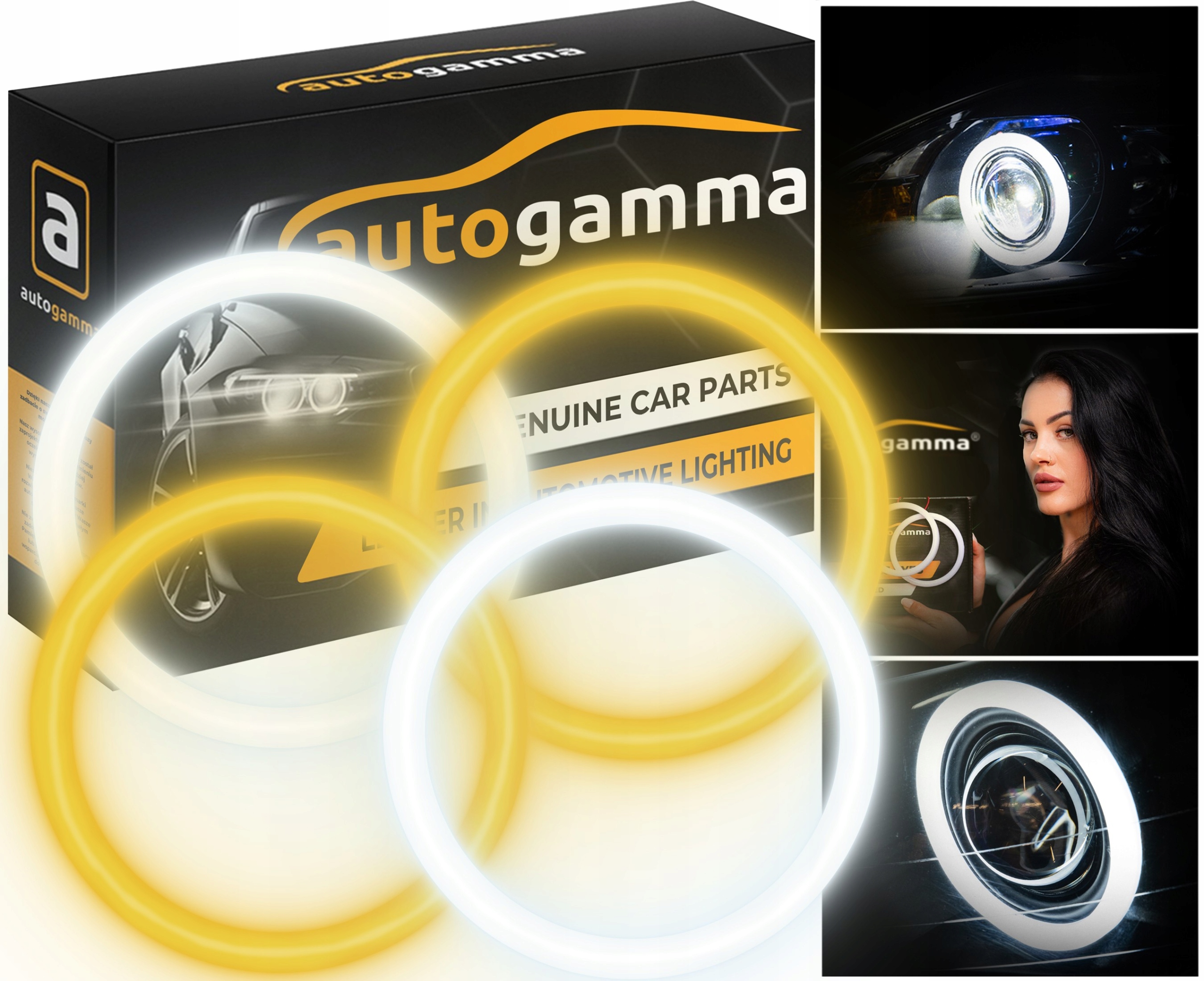 Кольца LED COTTON BMW Z4 дневное + поворотники