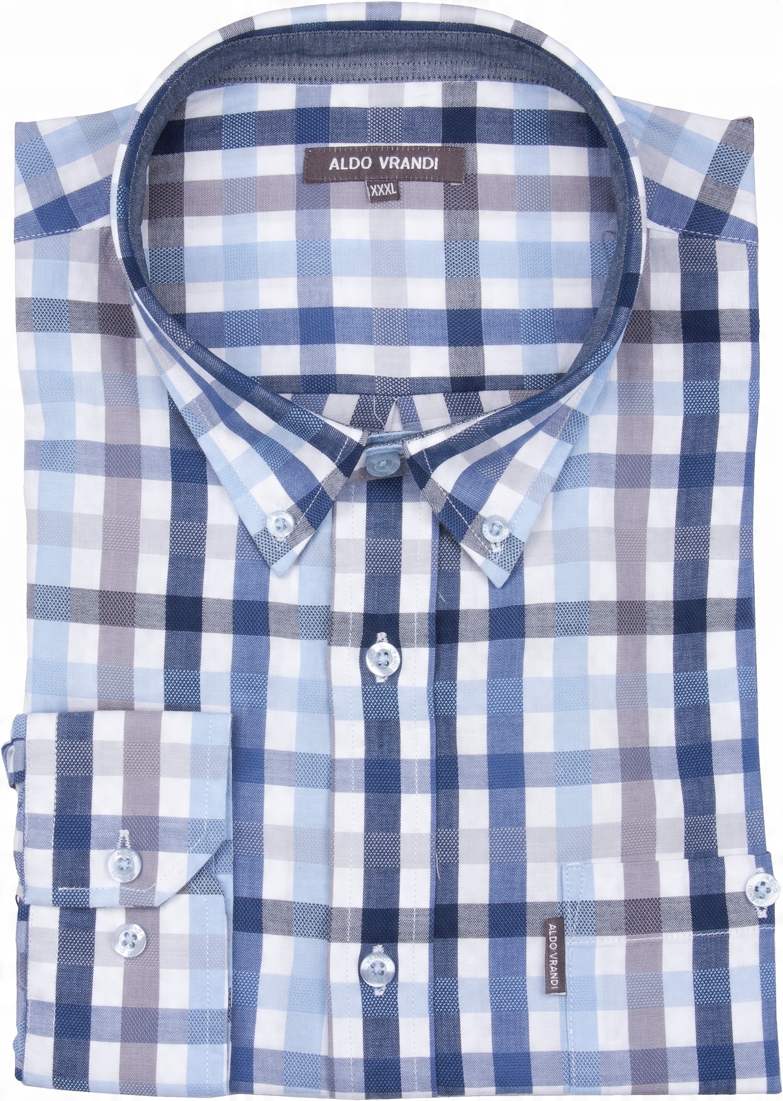 

koszula Aldo Vrandi 100%baw L/42 obw.kl.112
