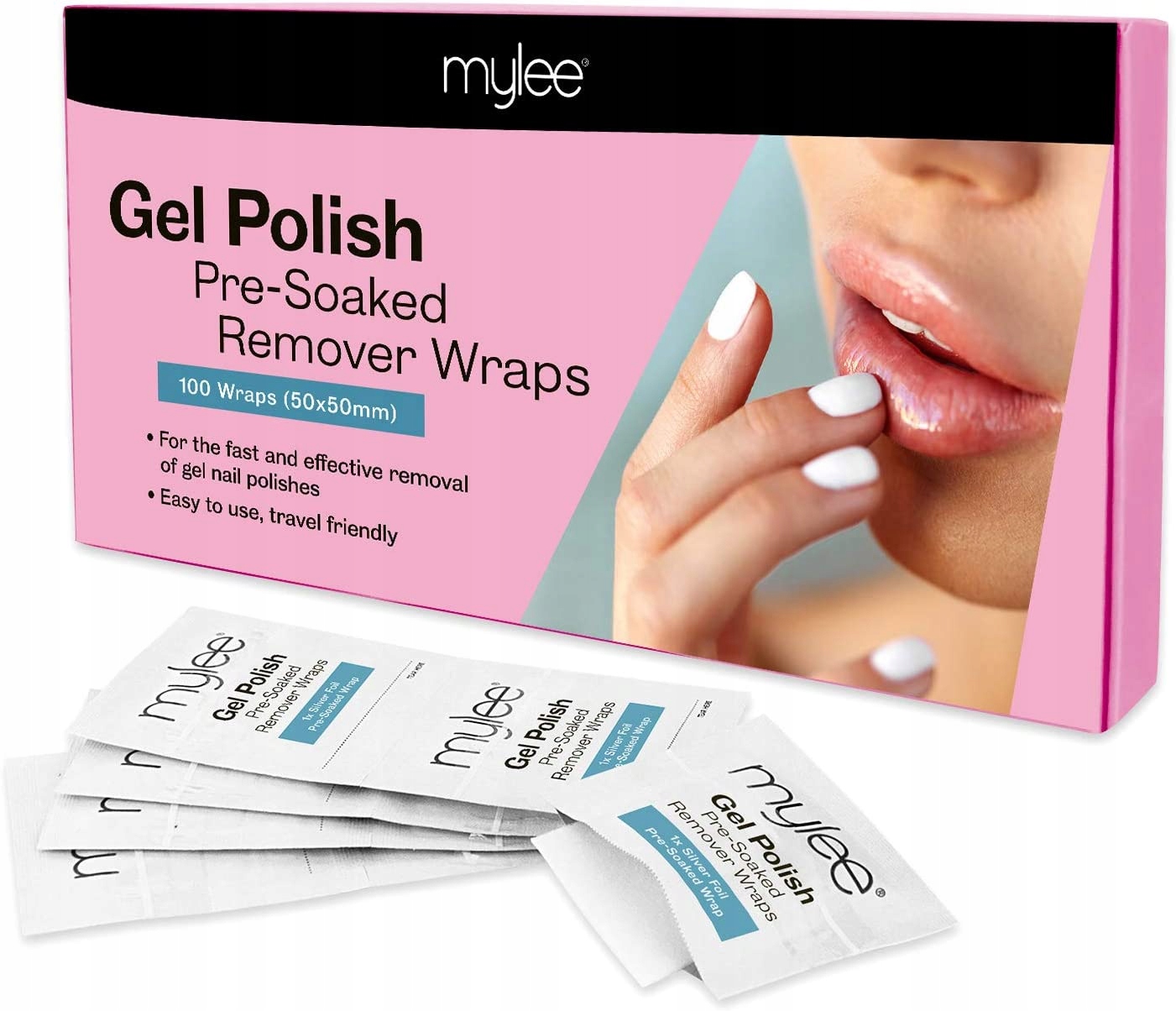 Chusteczki do Usuwania Hybryd i Żelu 100szt