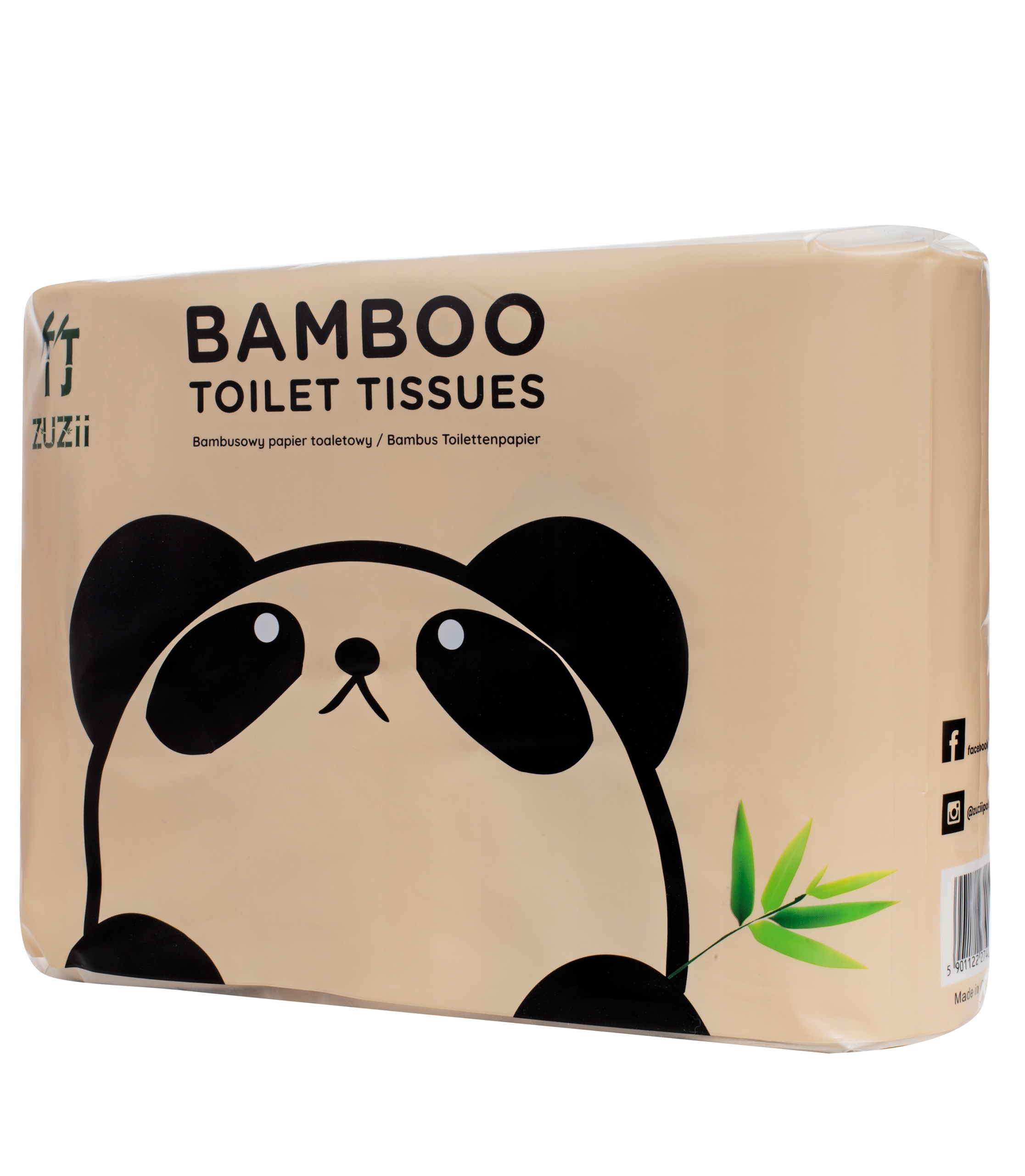 

ZUZii Papier Toaletowy Eko 100% Z Bambusa 60SZT
