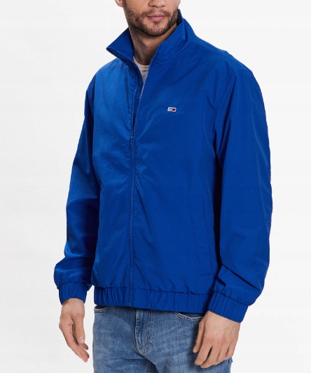 Tommy Jeans Přechodová bunda větrovka Essential DM0DM15916 Modrá vel. M