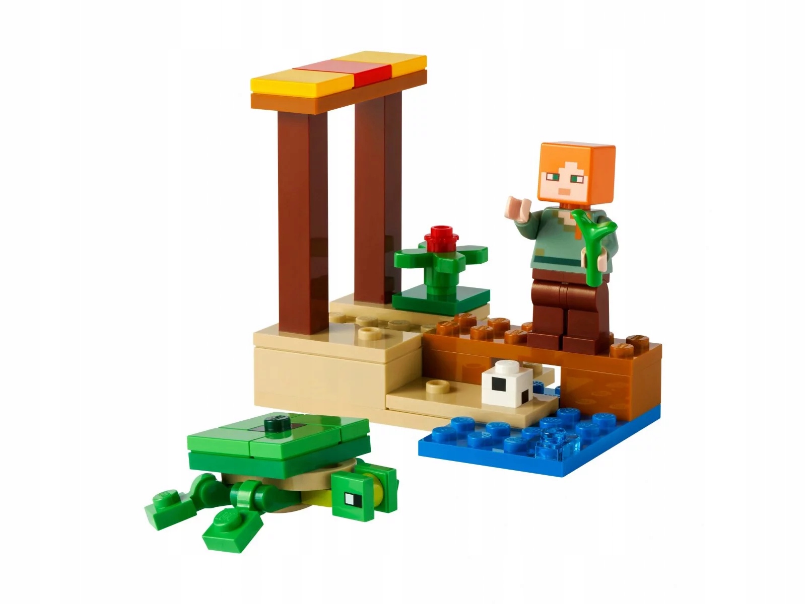 LEGO Minecraft PLAŻA ŻÓŁWI ALEX 30432 Marka LEGO