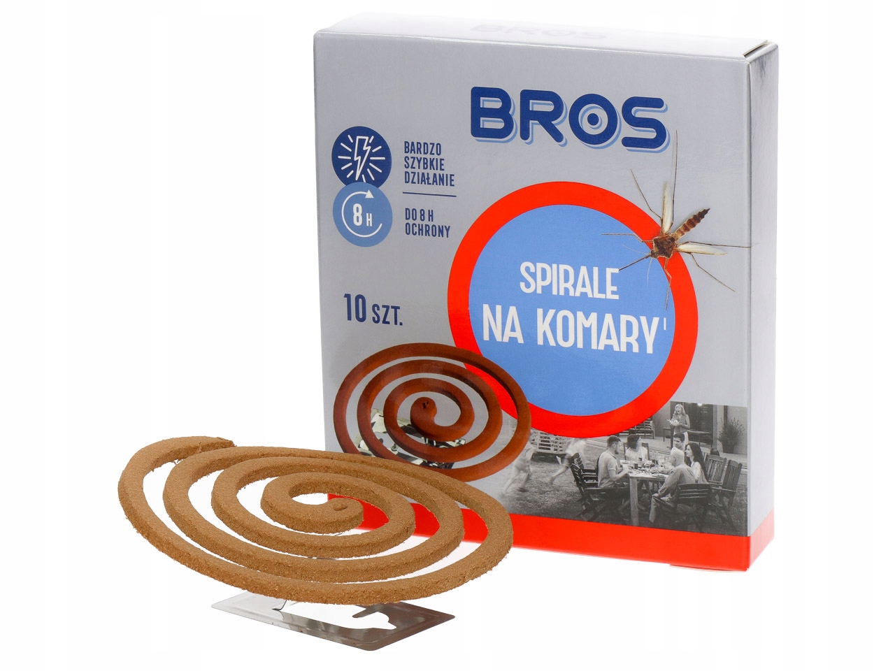 10x SPIRALA ODSTRASZACZ NA KOMARY MESZKI BROS