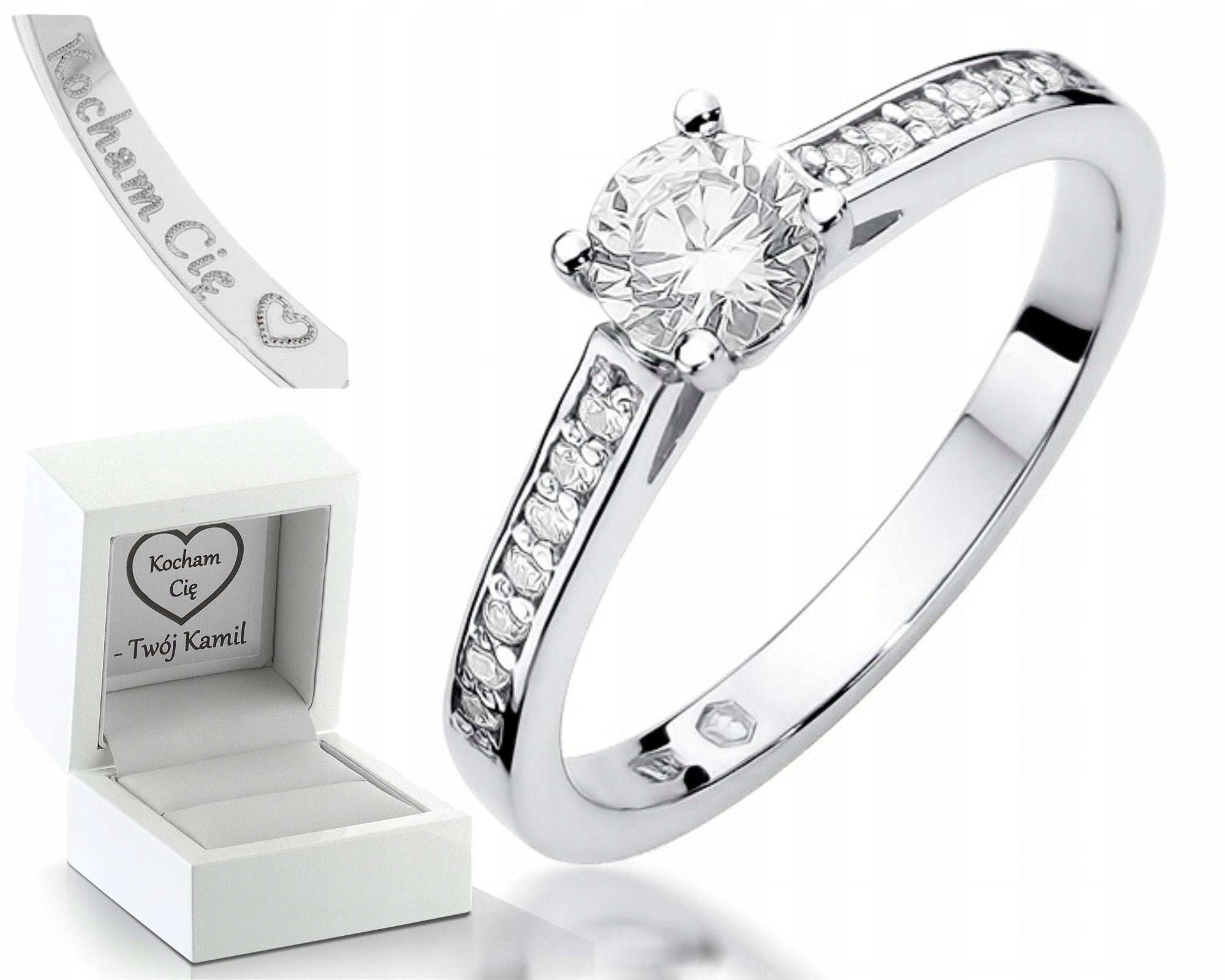 Prstýnek S Diamanty 585